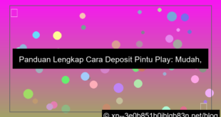 cara deposit pintu play