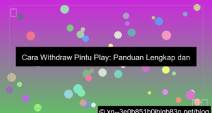 cara withdraw pintu play