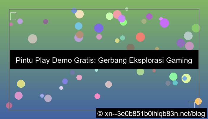 visual pintu play demo gratis