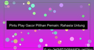 ilustrasi pintu play gacor pilihan pemain