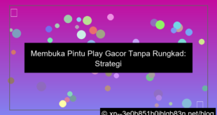 pintu play gacor tanpa rungkad