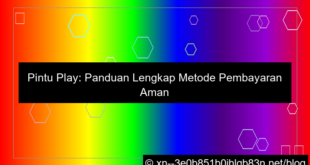 desain pintu play metode pembayaran lengkap