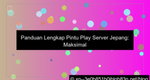 pintu play server jepang maxwin