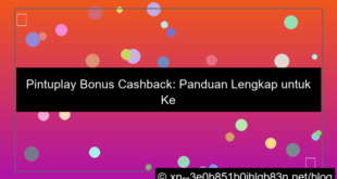ilustrasi pintuplay bonus cashback