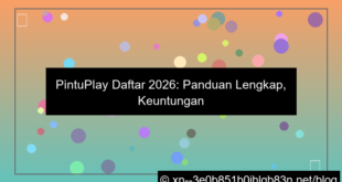 pintuplay daftar 2026