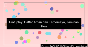 grafik pintuplay daftar aman dan terpercaya