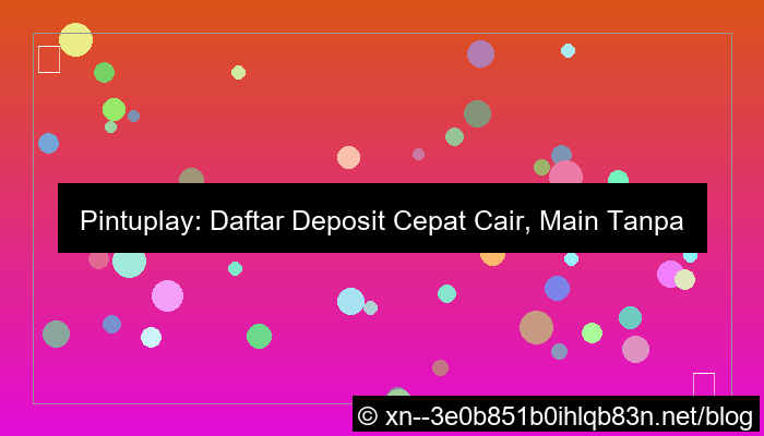 grafik pintuplay daftar deposit cepat cair