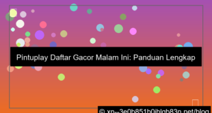 pintuplay daftar gacor malam ini