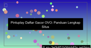 pintuplay daftar gacor ovo
