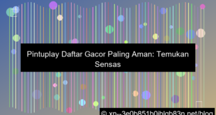 pintuplay daftar gacor paling aman