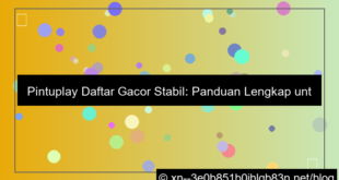 grafik pintuplay daftar gacor stabil