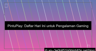 pintuplay daftar hari ini terpercaya