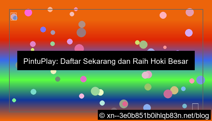 gambar pintuplay daftar hoki besar