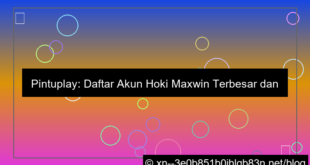visual pintuplay daftar hoki maxwin