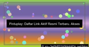 pintuplay daftar link aktif