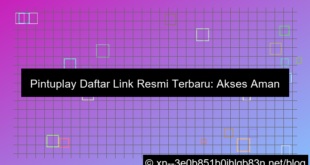 pintuplay daftar link resmi terbaru
