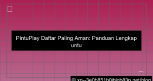 pintuplay daftar paling aman