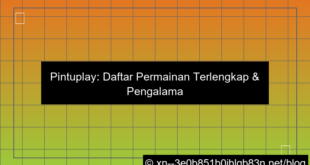 visual pintuplay daftar permainan terlengkap
