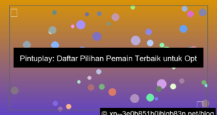 gambar pintuplay daftar pilihan pemain