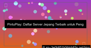 pintuplay daftar server jepang