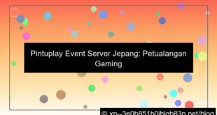 pintuplay event server jepang