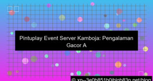 pintuplay event server kamboja
