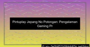 pintuplay jepang no potongan