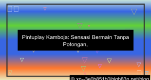 grafik pintuplay kamboja no potongan