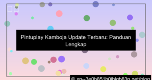 pintuplay kamboja update terbaru