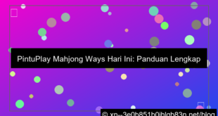 pintuplay mahjong ways hari ini