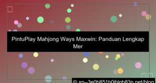pintuplay mahjong ways maxwin