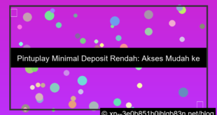 desain pintuplay minimal deposit rendah