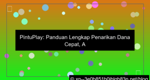 pintuplay penarikan dana cepat