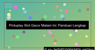 pintuplay slot gacor malam ini
