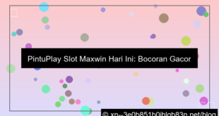 grafik pintuplay slot maxwin hari ini