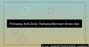 ilustrasi situs pintuplay anti zonk