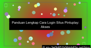 grafik situs pintuplay cara login