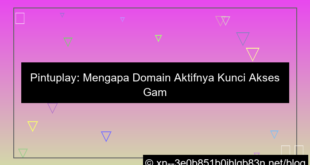ilustrasi situs pintuplay domain aktif