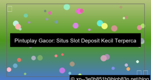 situs pintuplay gacor deposit kecil