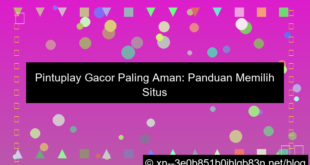 situs pintuplay gacor paling aman