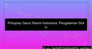 ilustrasi situs pintuplay gacor resmi indonesia