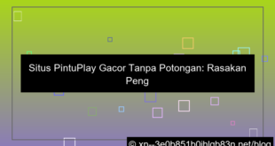 gambar situs pintuplay gacor tanpa potongan