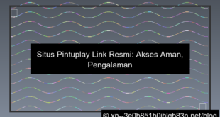 desain situs pintuplay link resmi