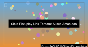 situs pintuplay link terbaru