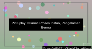 visual situs pintuplay proses instan
