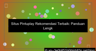 situs pintuplay rekomendasi terbaik