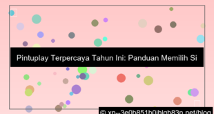gambar situs pintuplay terpercaya tahun ini