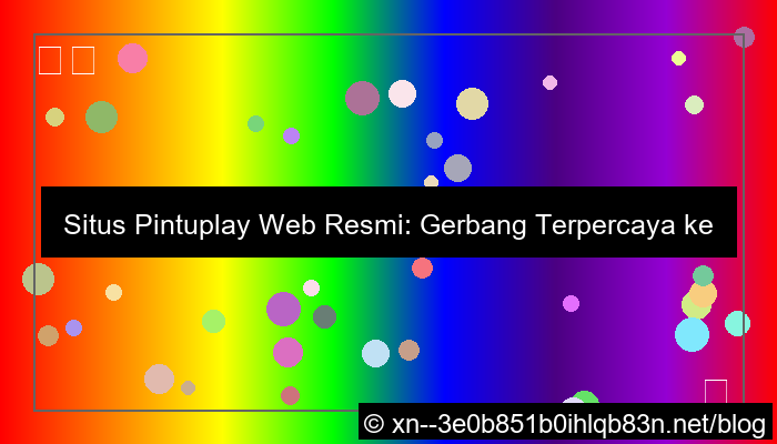 situs pintuplay web resmi