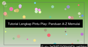 tutorial lengkap pintu play