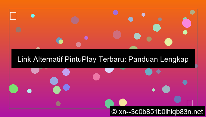 grafik link alternatif pintuplay daftar